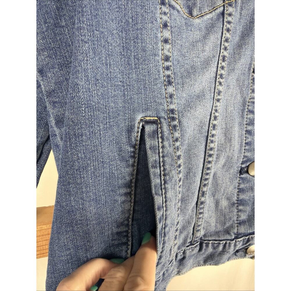 Ana Denim Trucker Style Jean Jacket #1249 Size MED - Picture 2 of 5